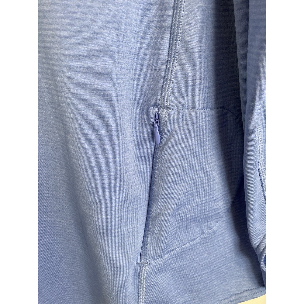 Duluth Trading Women's Sweater Blue Extra Large Oversized Ribbed Wrap Neck #562 - Picture 7 of 8